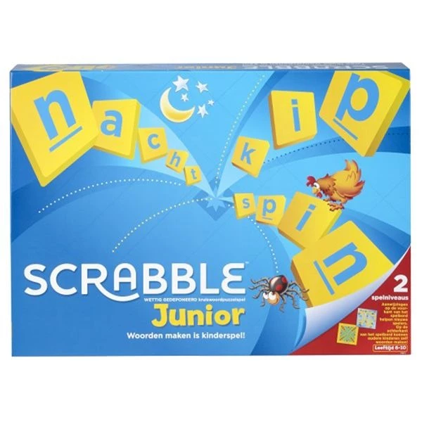 Mattel Spel Scrabble Junior 3 Mattel Spel Scrabble Junior