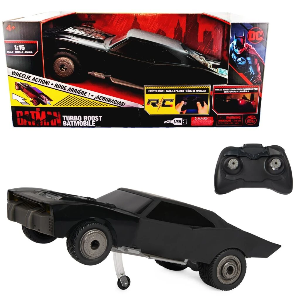 Spin Master Batman Movie Turboboost RC Batmobile 1:15 3 Spin Master Batman Movie Turboboost RC Batmobile 1:15