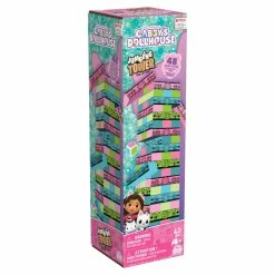 SPIN MASTER Gabby's Dollhouse Jumbling Tower Blokkentoren Spel Met 48 Houten Blokjes 11 SPIN MASTER Gabby's Dollhouse Jumbling Tower Blokkentoren Spel Met 48 Houten Blokjes -Basic Boek 0778988460825 4