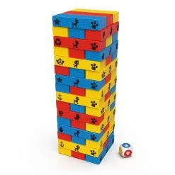 Alternative view of Paw Patrol Jumbling Tower 48 Houten Blokken