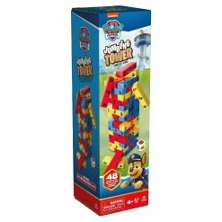 Paw Patrol Jumbling Tower 48 Houten Blokken -Basic Boek 0778988461730 3