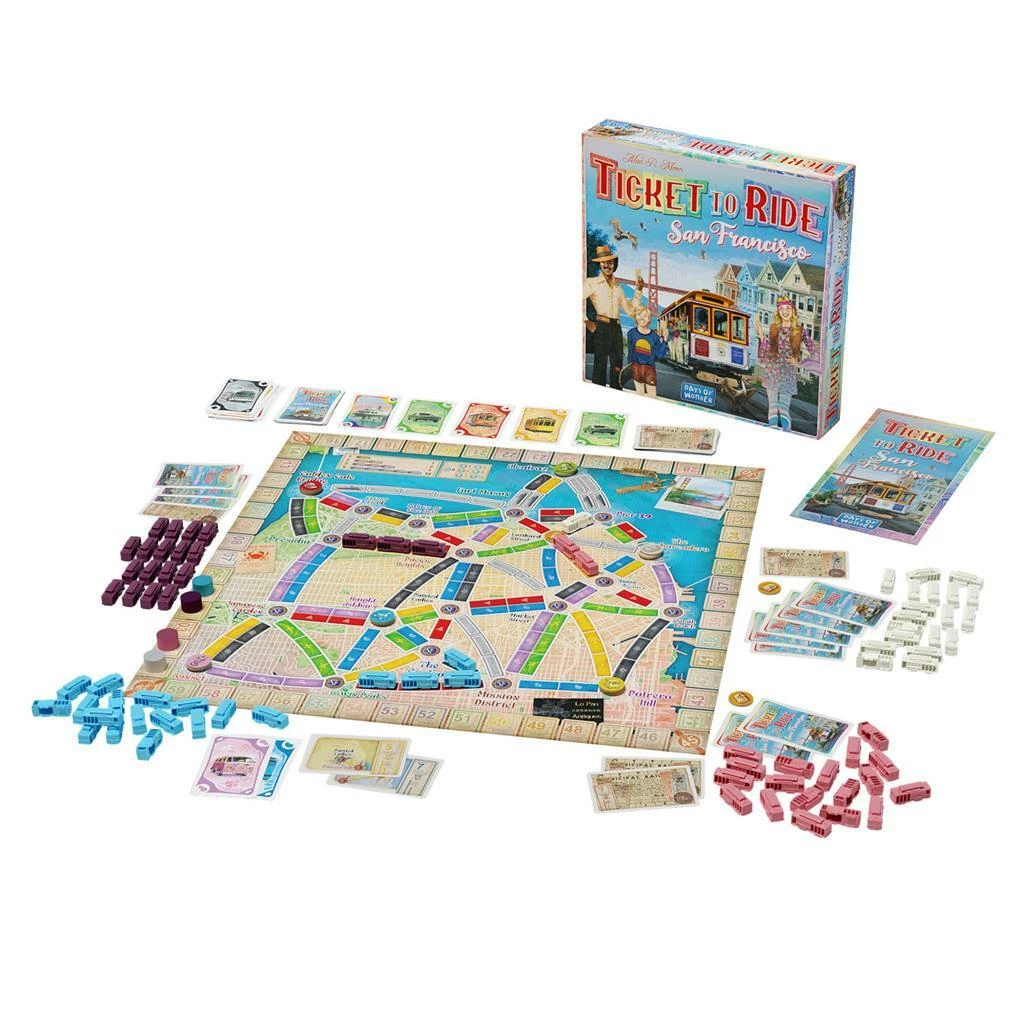 Asmodee Ticket To Ride San Francisco 4 Asmodee Ticket To Ride San Francisco - Afbeelding 2
