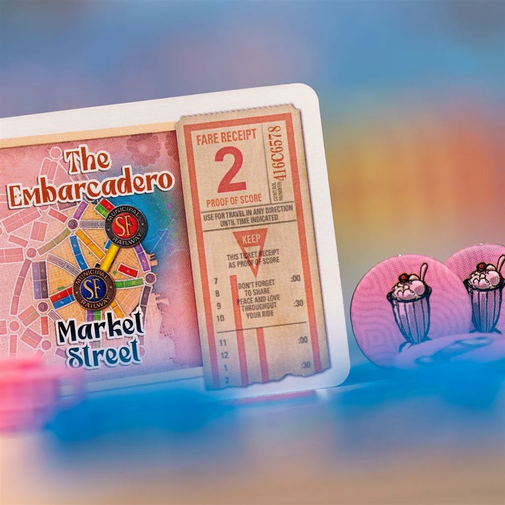 Asmodee Ticket To Ride San Francisco 6 Asmodee Ticket To Ride San Francisco - Afbeelding 4