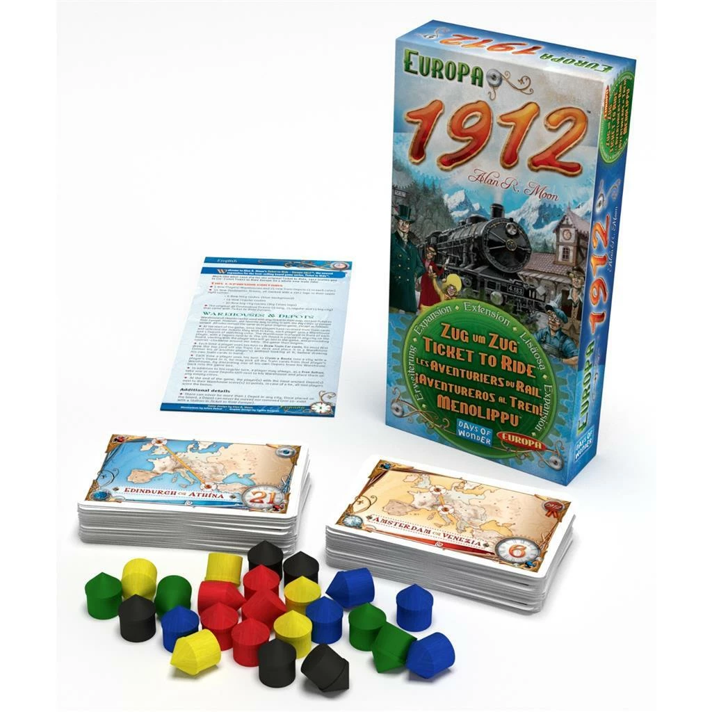 Asmodee Ticket To Ride Europa 1912 Uitbreiding 4 Asmodee Ticket To Ride Europa 1912 Uitbreiding - Afbeelding 2