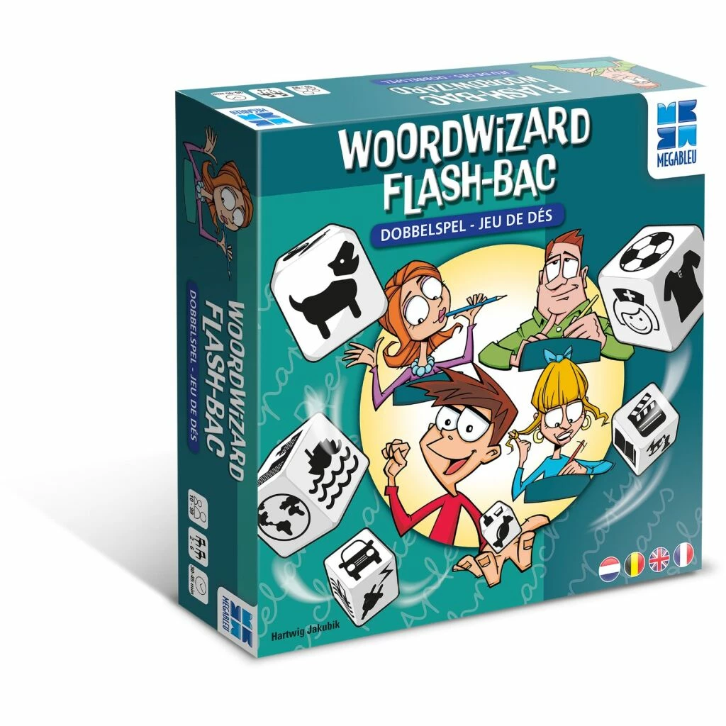 Megableu Woordwizard Flash-Bac Dobbelspel 5 Megableu Woordwizard Flash-Bac Dobbelspel - Afbeelding 3