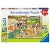 Ravensburger Puzzel Vrolijk Boerderijleven 2×24 Stukjes 1 Ravensburger Puzzel Vrolijk Boerderijleven 2×24 Stukjes -Basic Boek 4005556091959 0