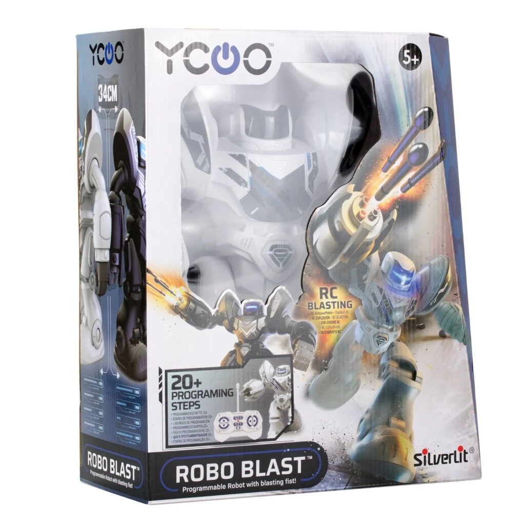 Silverlit RC YCOO Robo Blast + Licht En Geluid Wit 3 Silverlit RC YCOO Robo Blast + Licht En Geluid Wit