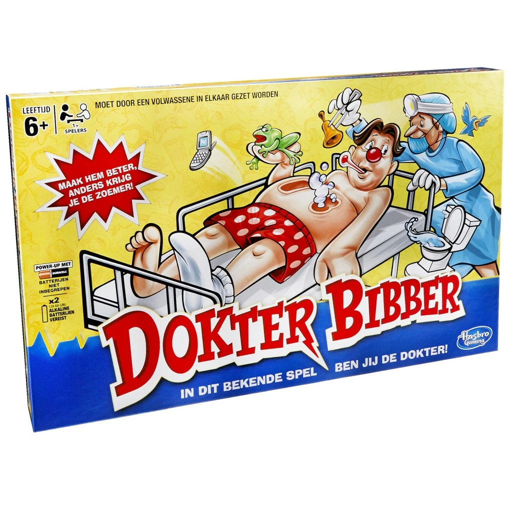 Hasbro Gaming Dokter Bibber 4 Hasbro Gaming Dokter Bibber - Afbeelding 2