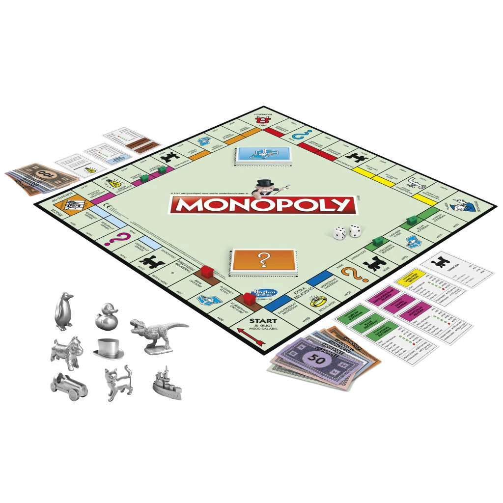 Hasbro Monopoly Classic 4 Hasbro Monopoly Classic - Afbeelding 2