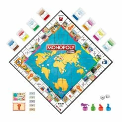 Hasbro Gaming Monopoly Wereldreis 6 Hasbro Gaming Monopoly Wereldreis -Basic Boek 5010993951444 1