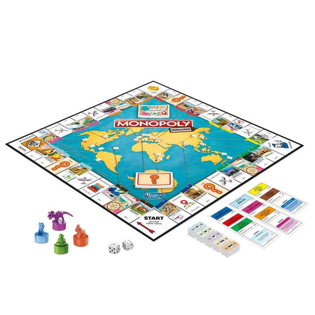 Hasbro Gaming Monopoly Wereldreis 5 Hasbro Gaming Monopoly Wereldreis - Afbeelding 3