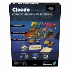 Hasbro Games Cluedo De Museumroof -Basic Boek 5010994149772 3