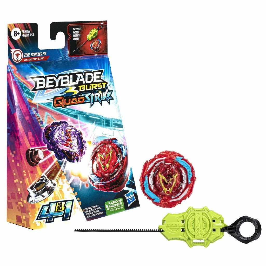 Hasbro Beyblade Quad Strike Starter Pack Assorti 3 Hasbro Beyblade Quad Strike Starter Pack Assorti