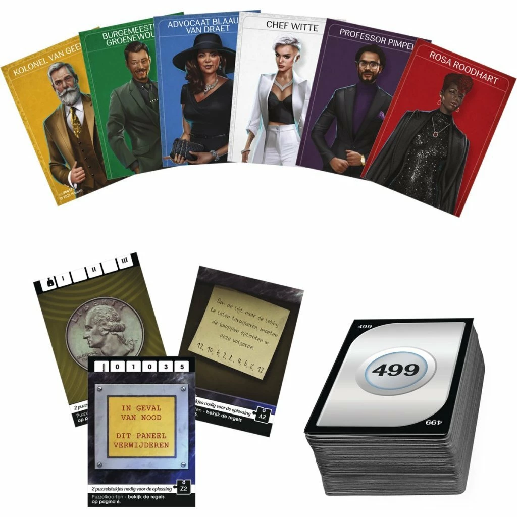 Hasbro Gaming Cluedo Escape Het Midnight Hotel 4 Hasbro Gaming Cluedo Escape Het Midnight Hotel - Afbeelding 2