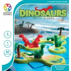 Smart Games Spel Dinosaurs Mysterieuze Eilanden -Basic Boek 5414301518426 2