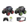Basic RC Monster Truck + Rook Licht + Geluid 1:16 Assorti Rood Groen 2 Basic RC Monster Truck + Rook Licht + Geluid 1:16 Assorti Rood Groen -Basic Boek 8710124141917 0