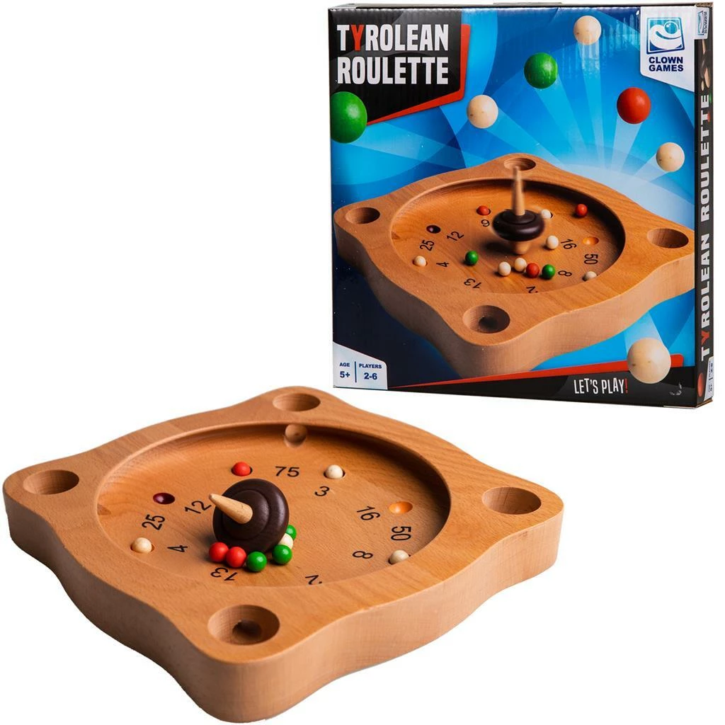 Clown Games Houten Tiroler Roulette 3 Clown Games Houten Tiroler Roulette