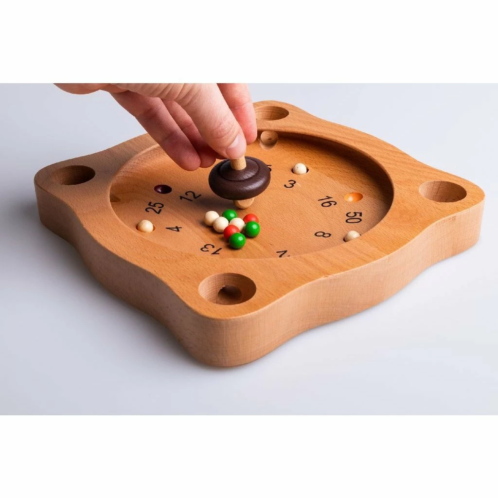 Clown Games Houten Tiroler Roulette 4 Clown Games Houten Tiroler Roulette - Afbeelding 2