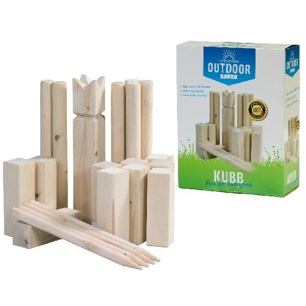 Outdoor Play Kubb Game 3 Outdoor Play Kubb Game