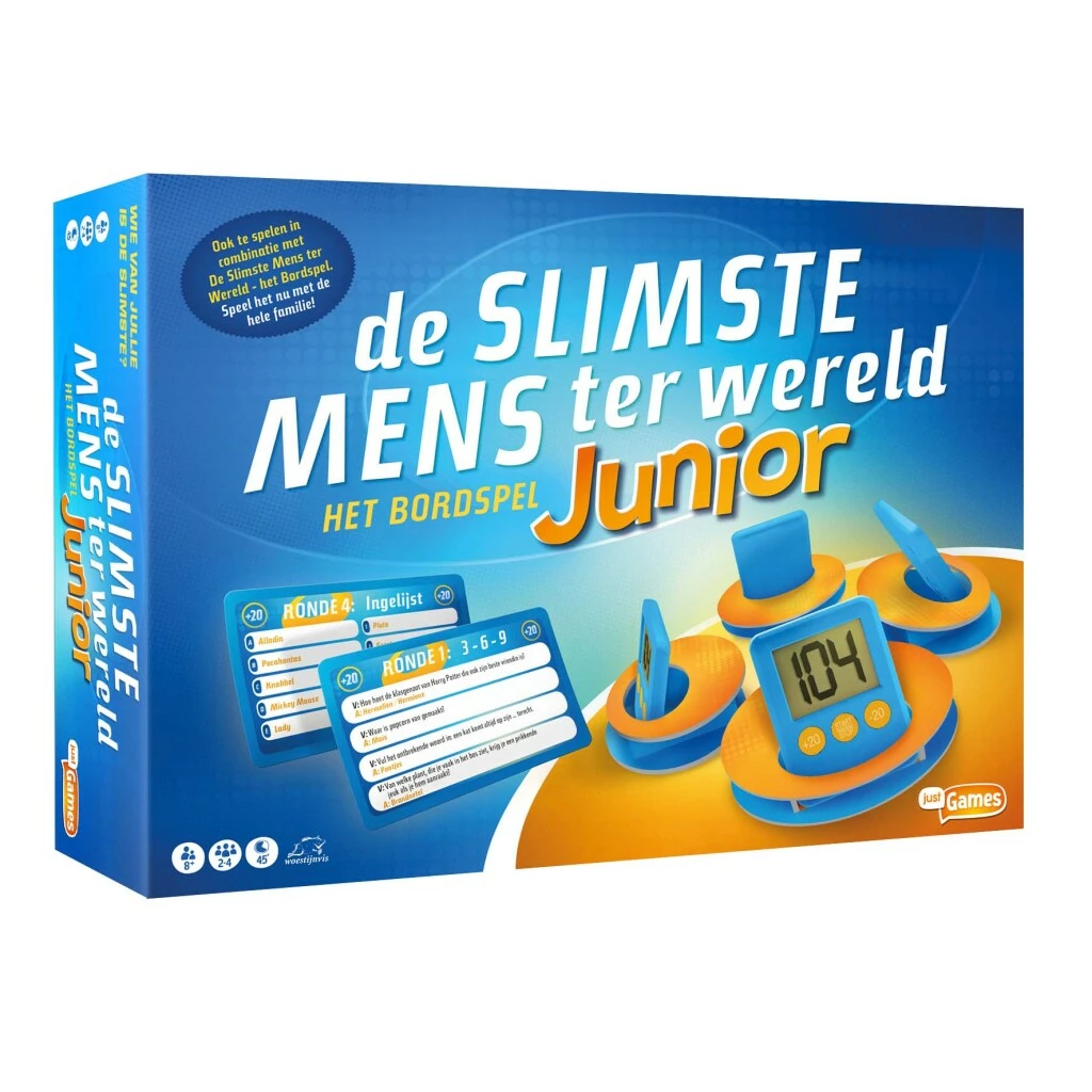 Just Games De Slimste Mens Ter Wereld Junior 4 Just Games De Slimste Mens Ter Wereld Junior - Afbeelding 2