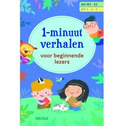 Deltas Boek AVI M3-E3 1-Minuut Verhalen Voor De Beginnende Lezer